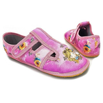 BAREFOOT Dívčí růžové pantofle, přezůvky