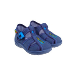 Detské textilné sandálky modré