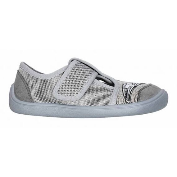 BAREFOOT Detské papuče šedé